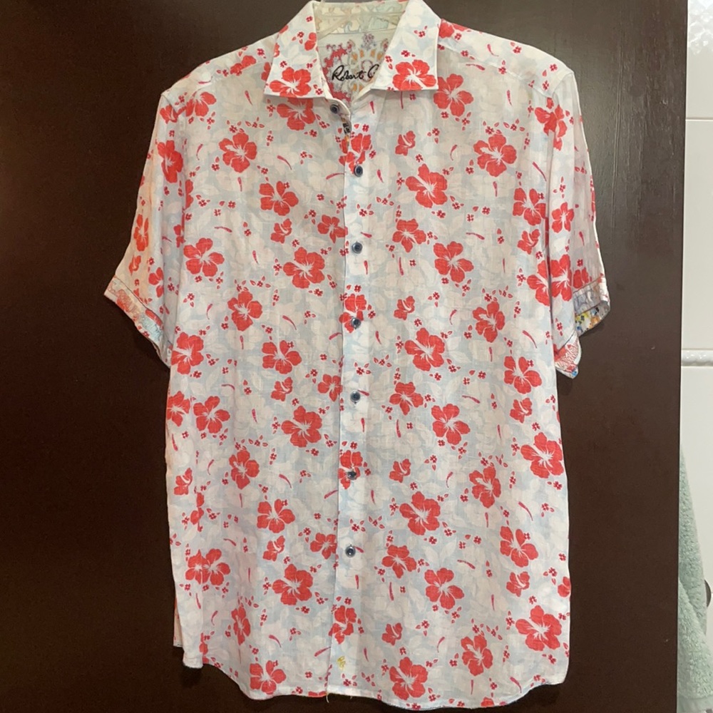 Robert Graham Linen Hawaiian Shirt